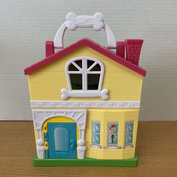 Disney Puppy Dog Pals Stow & Go Playset Bingo Rolly House Seesaw Slide Just Play - Picture 2 of 14